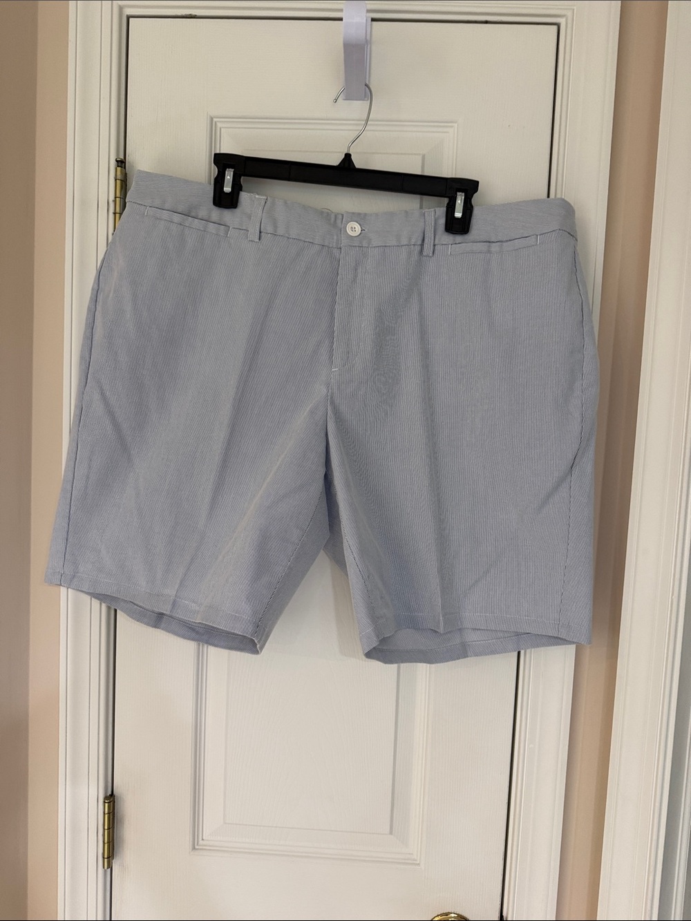 C J Banks Light Blue Women's Flat Front Shorts - Classic Summer Style, Size 20